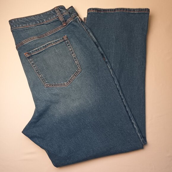 Lane Bryant Jeans Size 18 Flex Magic Waistband Mid Rise Relaxed Straight - Picture 1 of 10